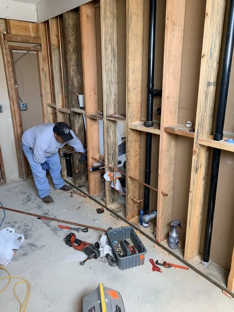 Commercial rough-in plumbing for Water Heater Replacement in Newton Corner
